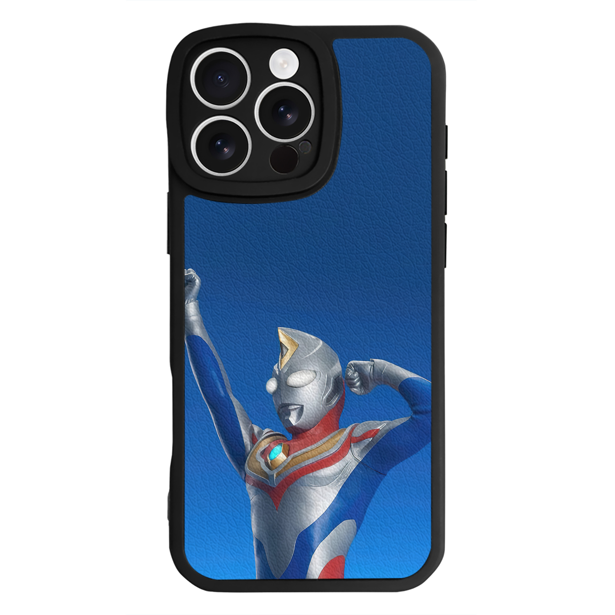 （画像用） ウルトラマン Ultraman 【iPhone 16シリーズ対応】シリコンスマホケース（レザー調） 材質：シリコン